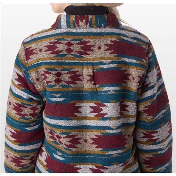 Stoic Aztec Western Print Shirt Jacket Shacket Women's Size XLarge - Picture 4 of 11